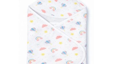 Hooded Muslin Baby Towels