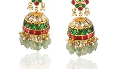 Kundan Earrings Jhumkas