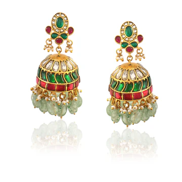 Kundan Earrings Jhumkas