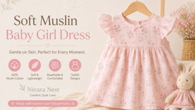 Soft Muslin Baby Girl Dress