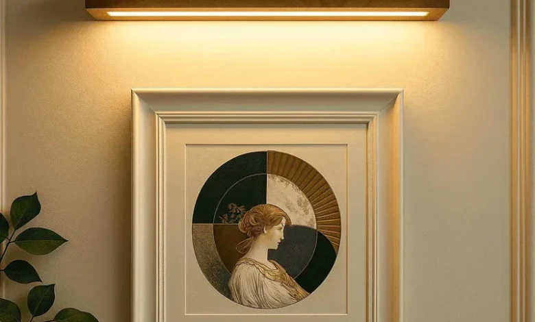 linear hanging lights