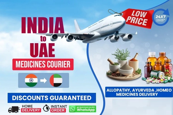 Send Medicines from India to UAE