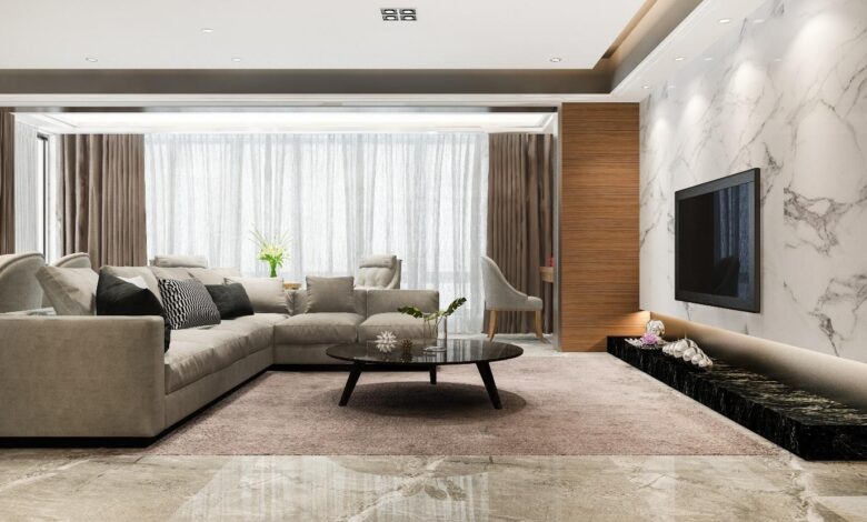 Modern Floor Tiles Living Room​ in morbi