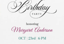 Birthday Invitation for Friends