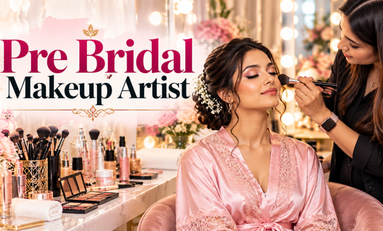 Pre bridal makeup artist