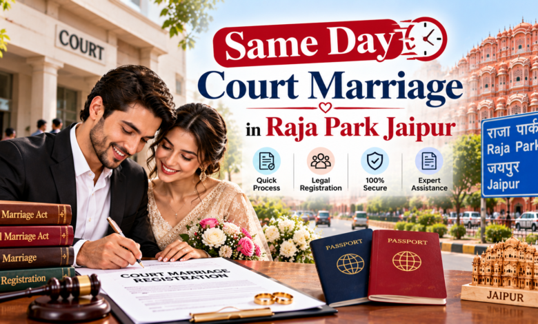 Same Day Court Marriage in Raja Park Jaipur