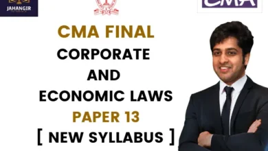 CMA Final Law Classes in India